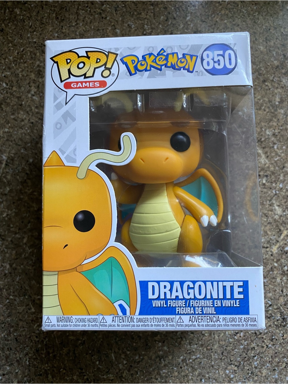 Funko Pop! Games Pokemon Dragonite Figure #850